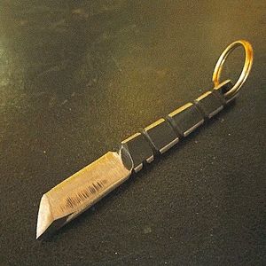 Keychain blade.